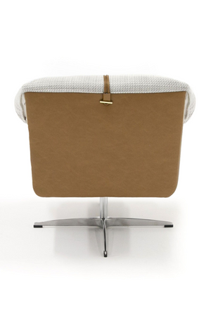 Light Gray Swivel Accent Chair | OROA Modern Ohio | Oroa.com