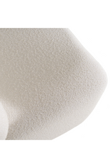 Gold Buttoned White Accent Chair | OROA Modern Tristan | Oroa.com