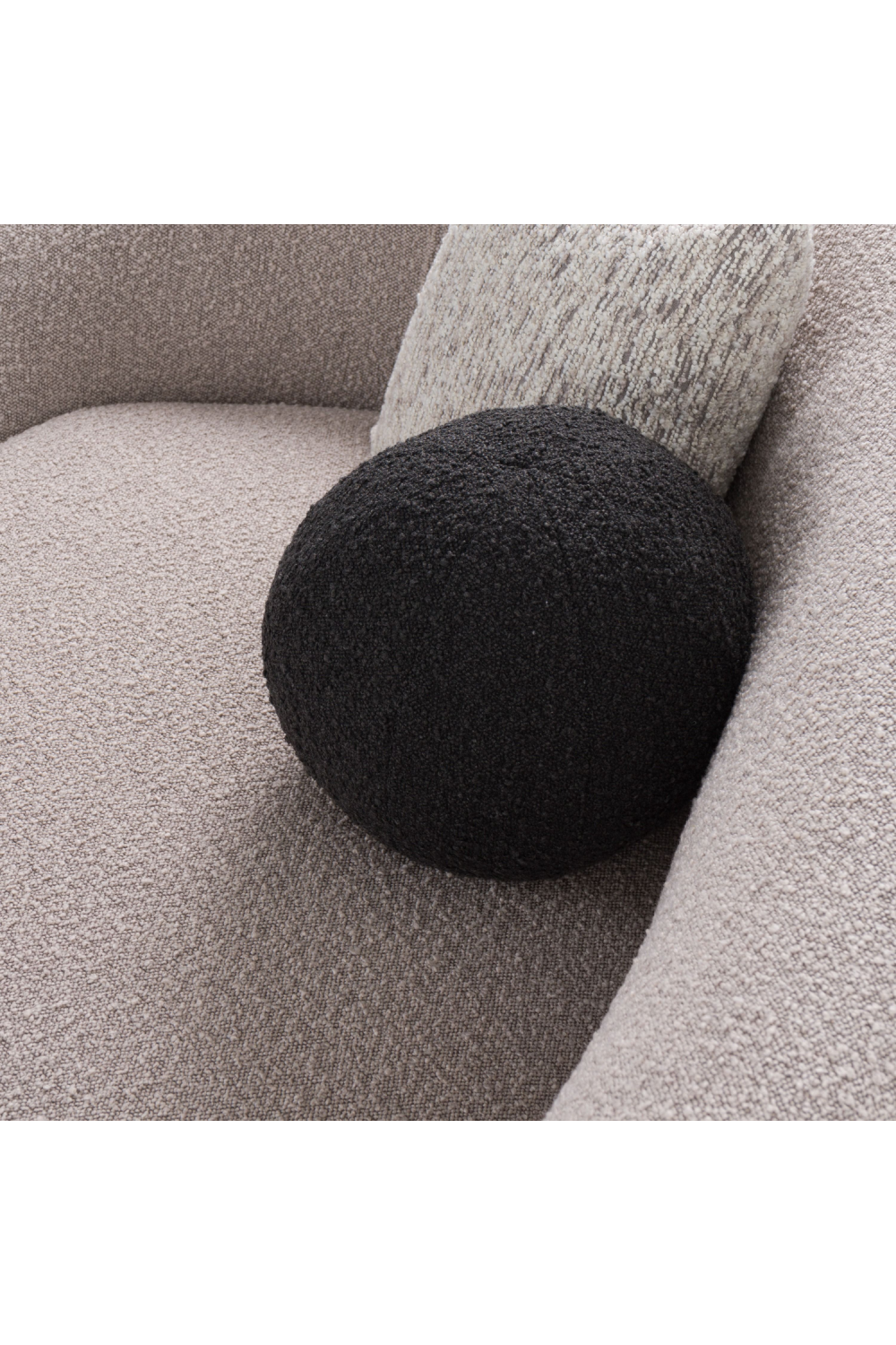 Gray Curved Sectional Sofa | OROA Modern Kilmer | Oroa.com