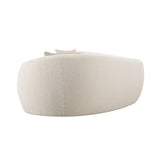 Curved White Sectional Sofa | OROA Modern Kilmer