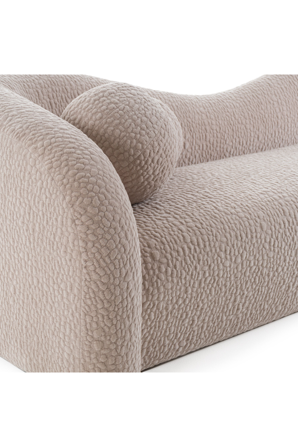 Wavy Back 4-Seater Sofa | OROA Modern Calico | Oroa.com