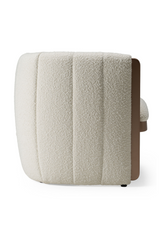 Cream Boucle Accent Chair | OROA Modern Joselyn | Oroa.com