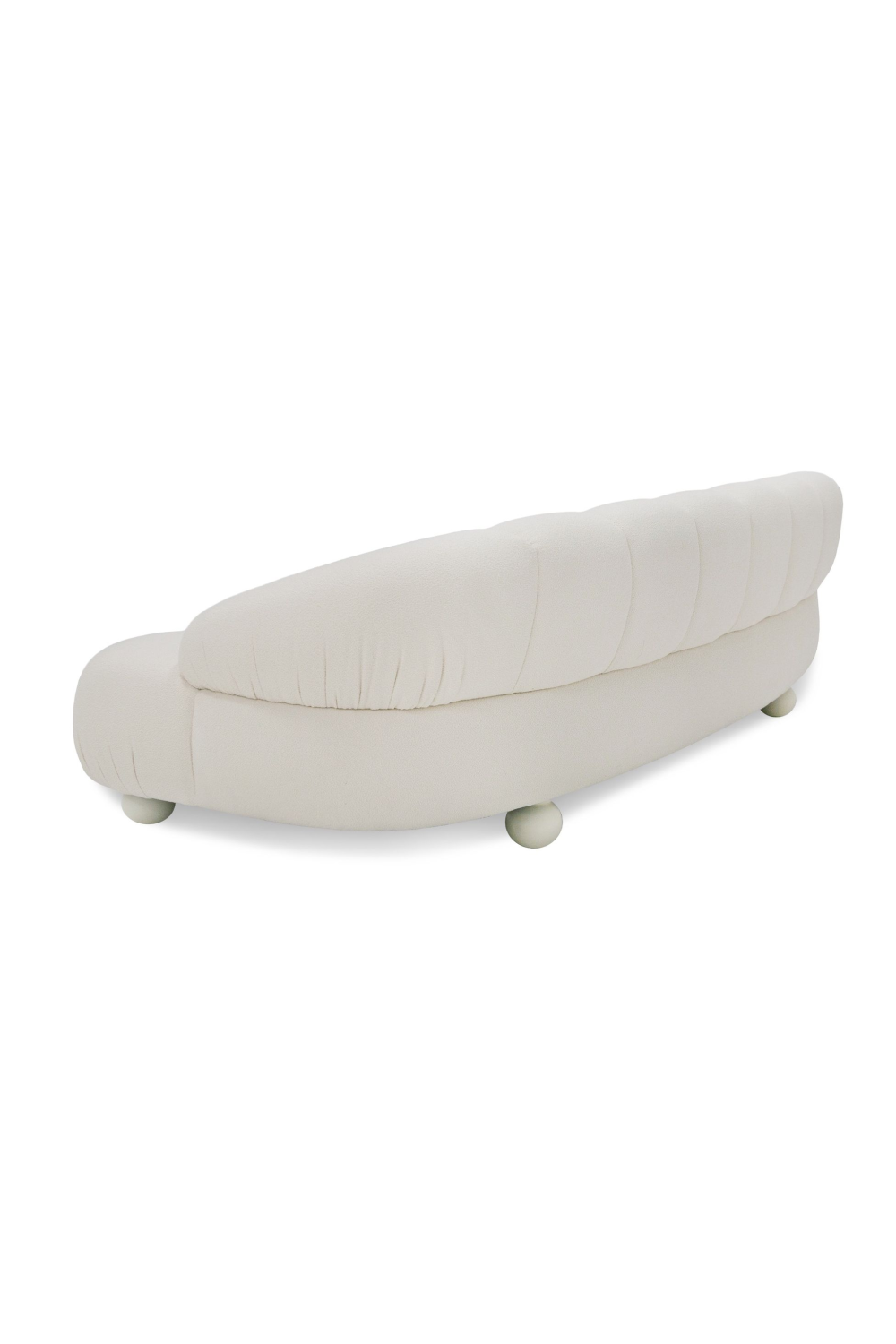 White Channeled 4-Seater Sofa | OROA Modern Duran | Oroa.com