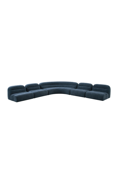 Blue Modular Corner Sofa | OROA Modern Forman | Oroa.com