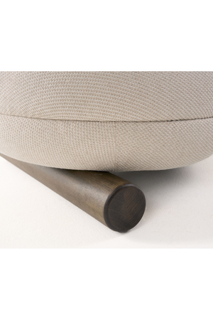 White Rounded Accent Chair | OROA Modern Minto | Oroa.com