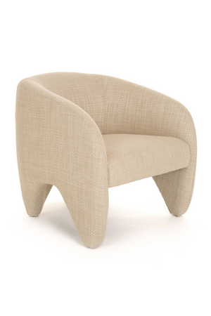 Beige Fabric Accent Chair | OROA Modern Halton | Oroa.com