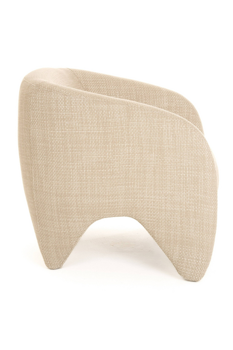 Beige Fabric Accent Chair | OROA Modern Halton | Oroa.com