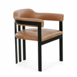Brown Leather Dining Chair | OROA Modern Hazen | Oroa.com