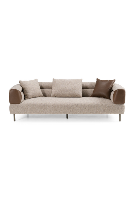 Brown Fabric Sofa | OROA Modern Plume | Oroa.com