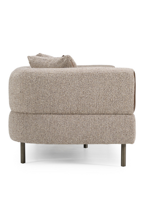 Brown Fabric Sofa | OROA Modern Plume | Oroa.com