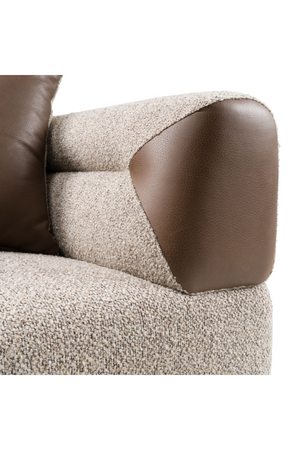 Brown Fabric Sofa | OROA Modern Plume | Oroa.com