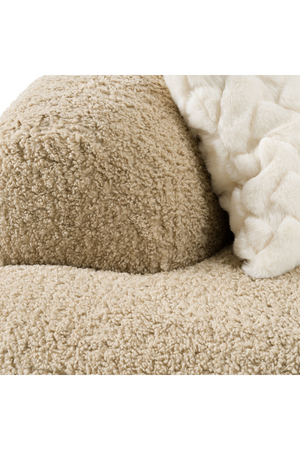 Tan Curved Sectional Sofa | OROA Modern Trevor | Oroa.com