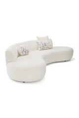 Curved Symmetrical Sectional Sofa | OROA Modern Weldon | Oroa.com
