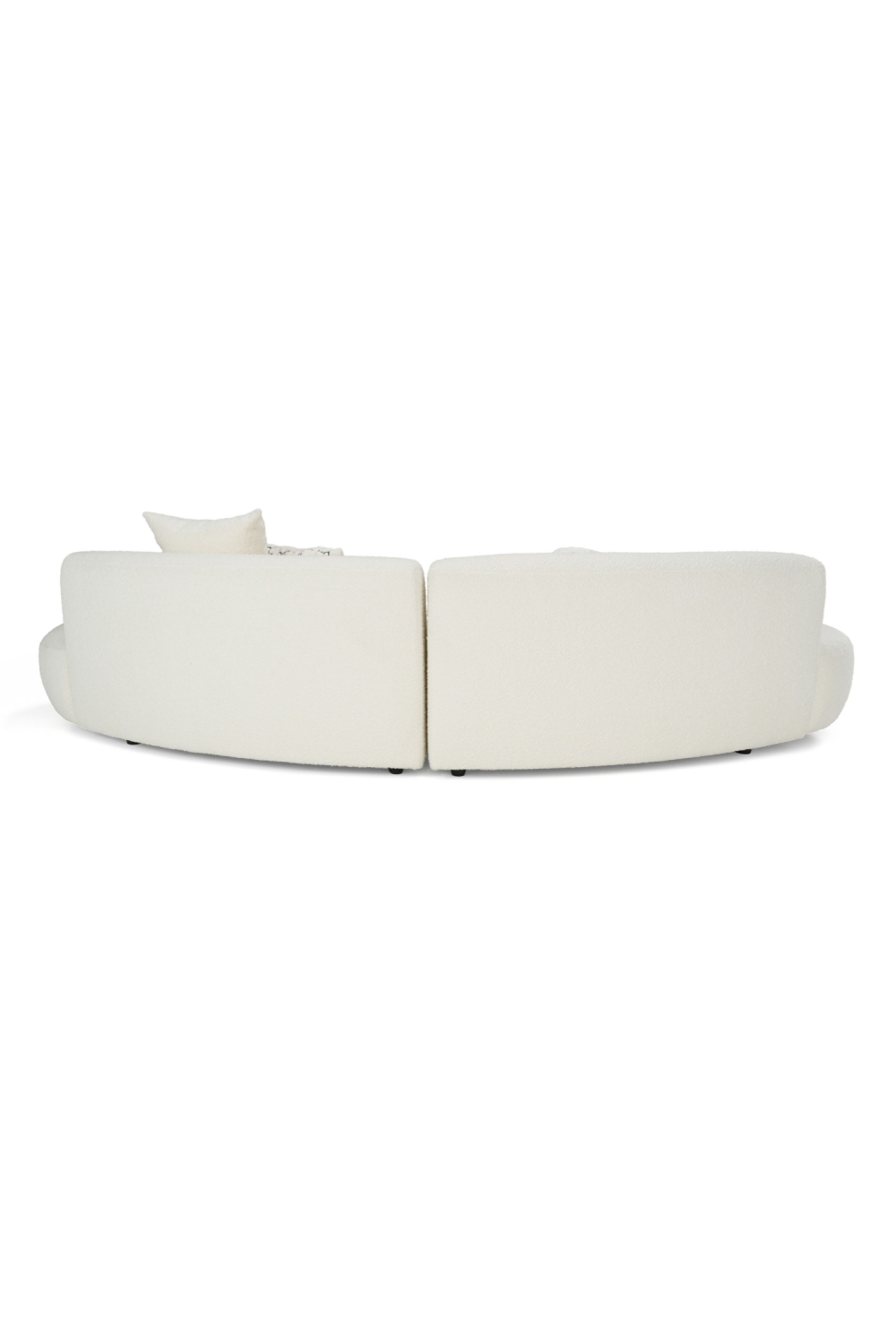 Curved Symmetrical Sectional Sofa | OROA Modern Weldon | Oroa.com