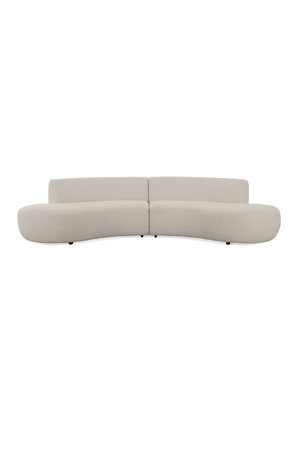 Curved Symmetrical Sectional Sofa | OROA Modern Weldon | Oroa.com