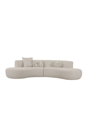 Curved Symmetrical Sectional Sofa | OROA Modern Weldon | Oroa.com