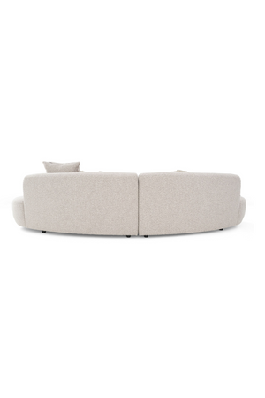Curved Symmetrical Sectional Sofa | OROA Modern Weldon | Oroa.com