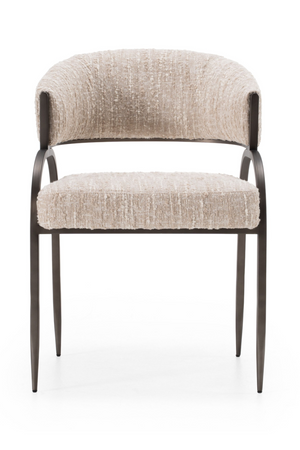 Beige Curved-Back Dining Chair | OROA Modern Kobe | Oroa.com