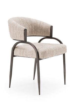 Beige Curved-Back Dining Chair | OROA Modern Kobe | Oroa.com