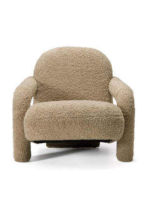 Tan Fabric Accent Chair | OROA Modern Trevor | Oroa.com