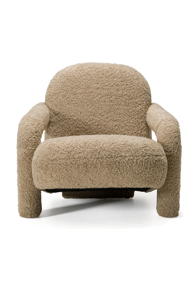 Tan Fabric Accent Chair | OROA Modern Trevor | Oroa.com