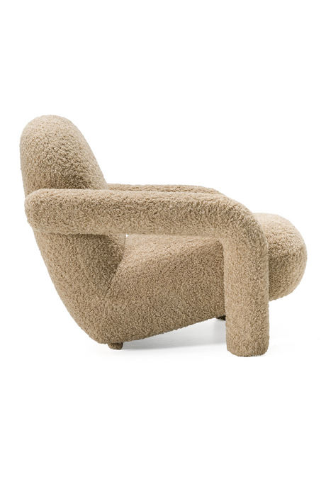 Tan Fabric Accent Chair | OROA Modern Trevor | Oroa.com