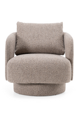 Brown Fabric Accent Chair | OROA Modern Johnny | Oroa.com