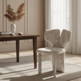 Beige Patterned Dining Chairs (2) | OROA Modern Masuda