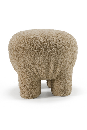 Tan Round Ottoman | OROA Modern Trevor | Oroa.com
