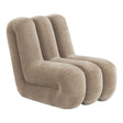 Taupe Fabric Accent Chair | OROA Modern Archie | Oroa.com