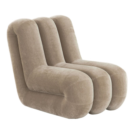   Taupe Fabric Accent Chair | Oroa.com