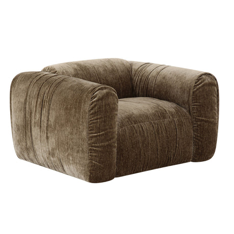   Tan Fabric Lounge Chair | Oroa.com
