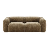 Tan Fabric Loveseat | OROA Modern Siegal | Oroa.com