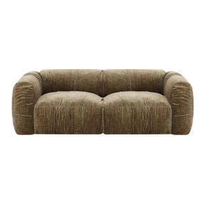 Tan Fabric Loveseat | OROA Modern Siegal | Oroa.com