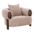 Modern Tan Accent Chair | OROA Modern Arnaud | Oroa.com
