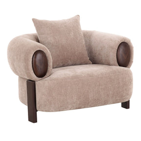 Modern Tan Accent Chair | OROA Modern Arnaud | Oroa.com