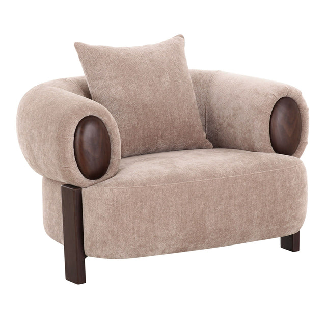 Modern Tan Accent Chair | OROA Modern Arnaud | Oroa.com