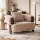 Modern Tan Accent Chair | OROA Modern Arnaud | Oroa.com