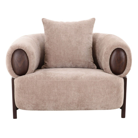Modern Tan Accent Chair | OROA Modern Arnaud | Oroa.com