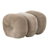 Taupe Fabric Ottoman | OROA Modern Archie | Oroa.com