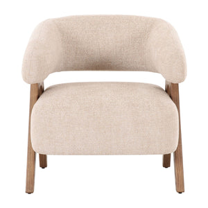   Ash Framed Beige Accent Chair | Oroa.com
