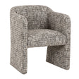 Beige/Black Varigated Dining Chair | OROA Modern Oldford | Oroa.com