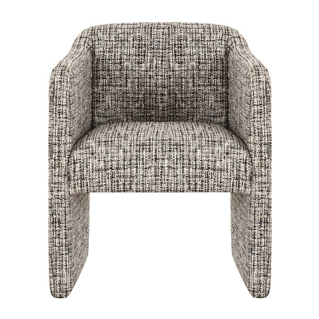 Beige/Black Varigated Dining Chair | OROA Modern Oldford | Oroa.com