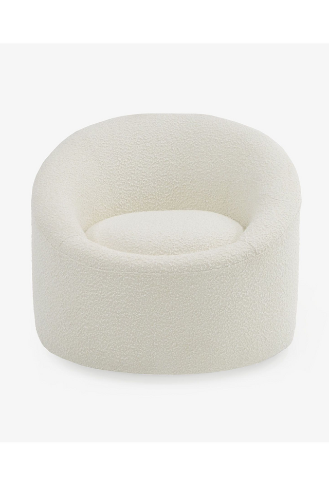 Round Upholstered Accent Chair | OROA Modern Frontier | Oroa.com