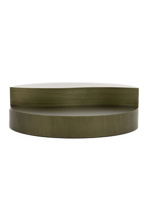 Gray Brass Tiered Coffee Table | OROA Modern Avocet | Oroa.com