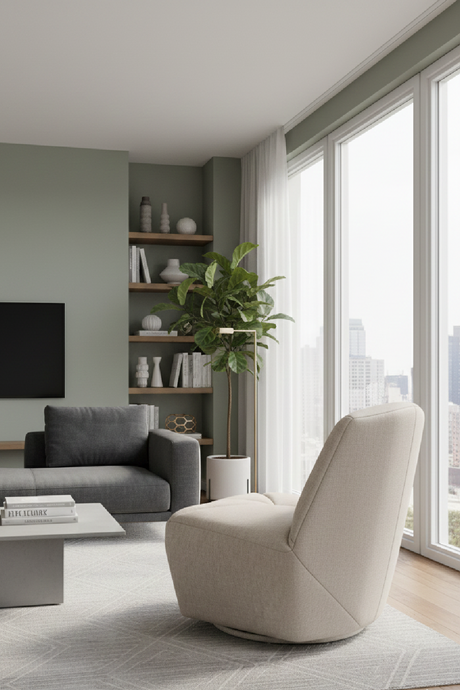 Gray Woven Accent Chair | OROA Modern Tomlin | Oroa.com