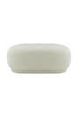 White Sherpa Ottoman | OROA Modern Kael | Oroa.com