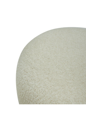 White Sherpa Ottoman | OROA Modern Kael | Oroa.com