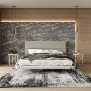   Cream Woven Fabric Bed | Oroa.com