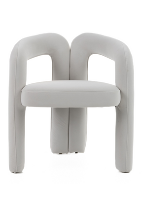 White Velvet Dining Chair | OROA Modern Ellen | Oroa.com